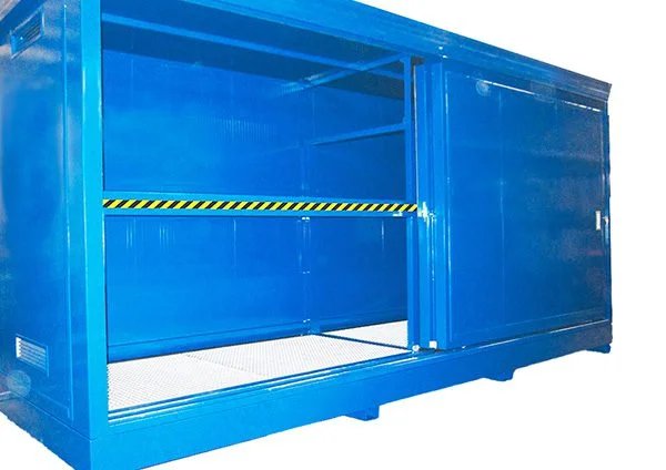 Isolierter Gefahrstoffcontainer