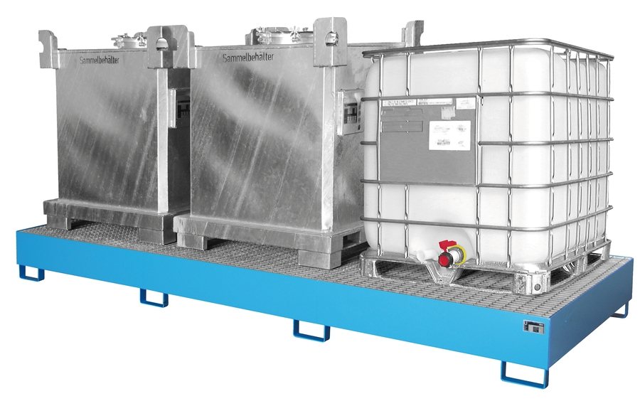 IBC-Auffangwanne für drei IBC