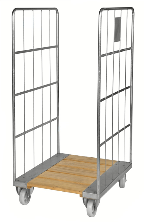 Rollcontainer mit Holzboden