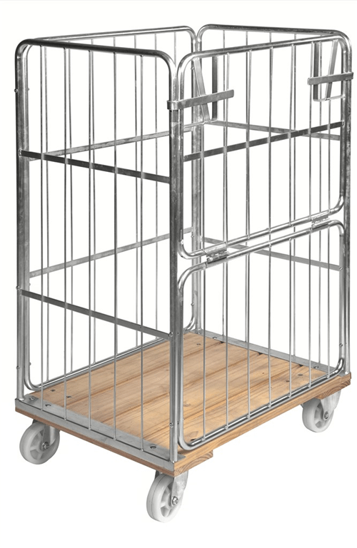 Rollcontainer mit Holzboden
